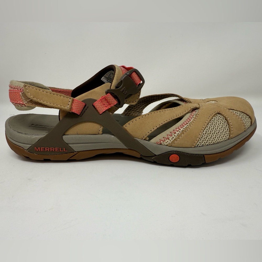Merrell Women's Sandals in Tan and Coral